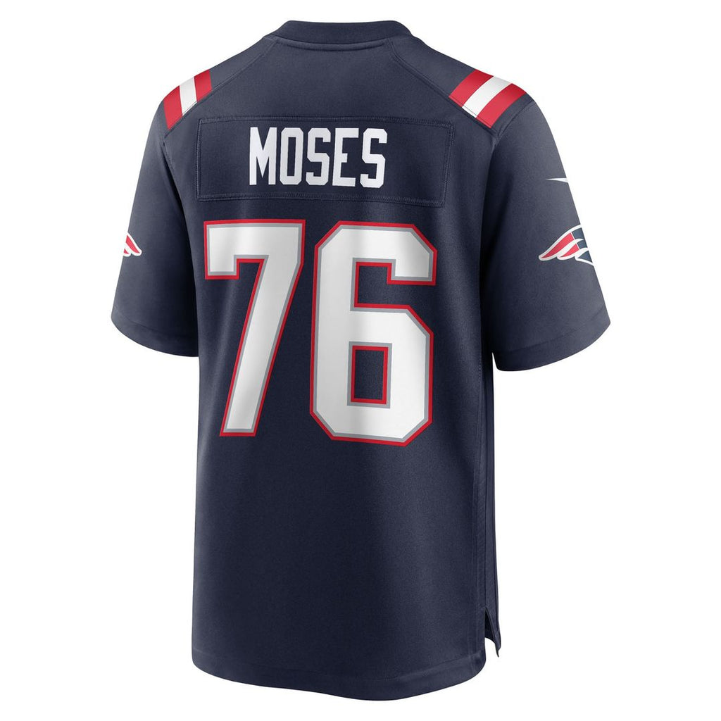 New England Patriots Morgan Moses Nike Team Game Jersey - Navy