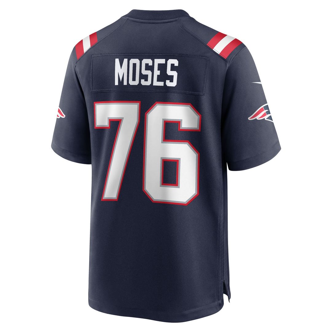 New England Patriots Morgan Moses Nike Team Game Jersey - Navy