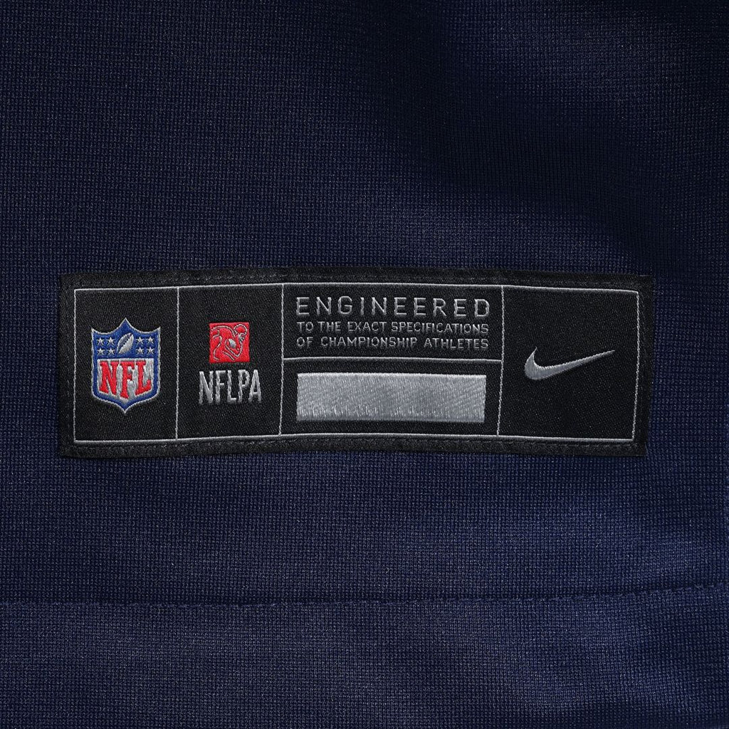 New England Patriots Caedan Wallace Nike Game Jersey - Navy