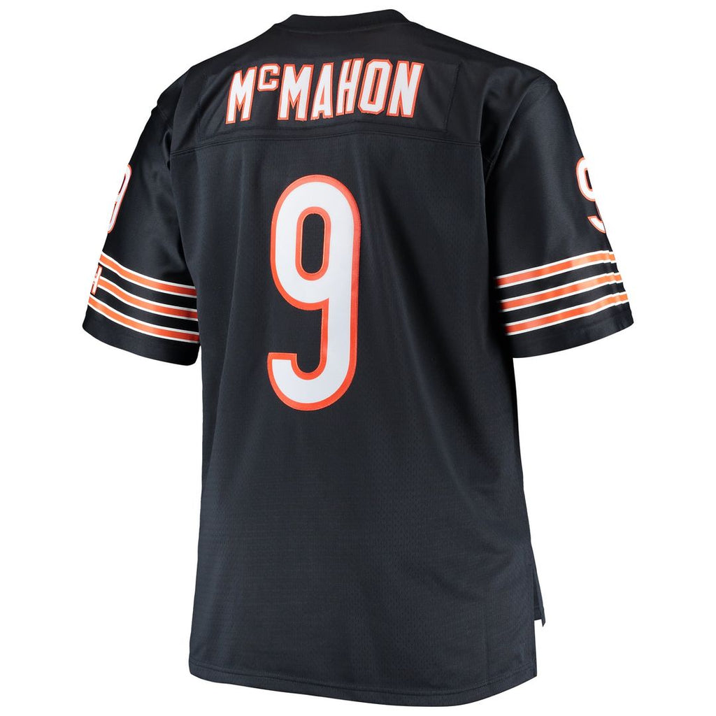 Chicago Bears Jim McMahon Mitchell & Ness Big & Tall 1985 Retired Player Replica Jersey - Navy