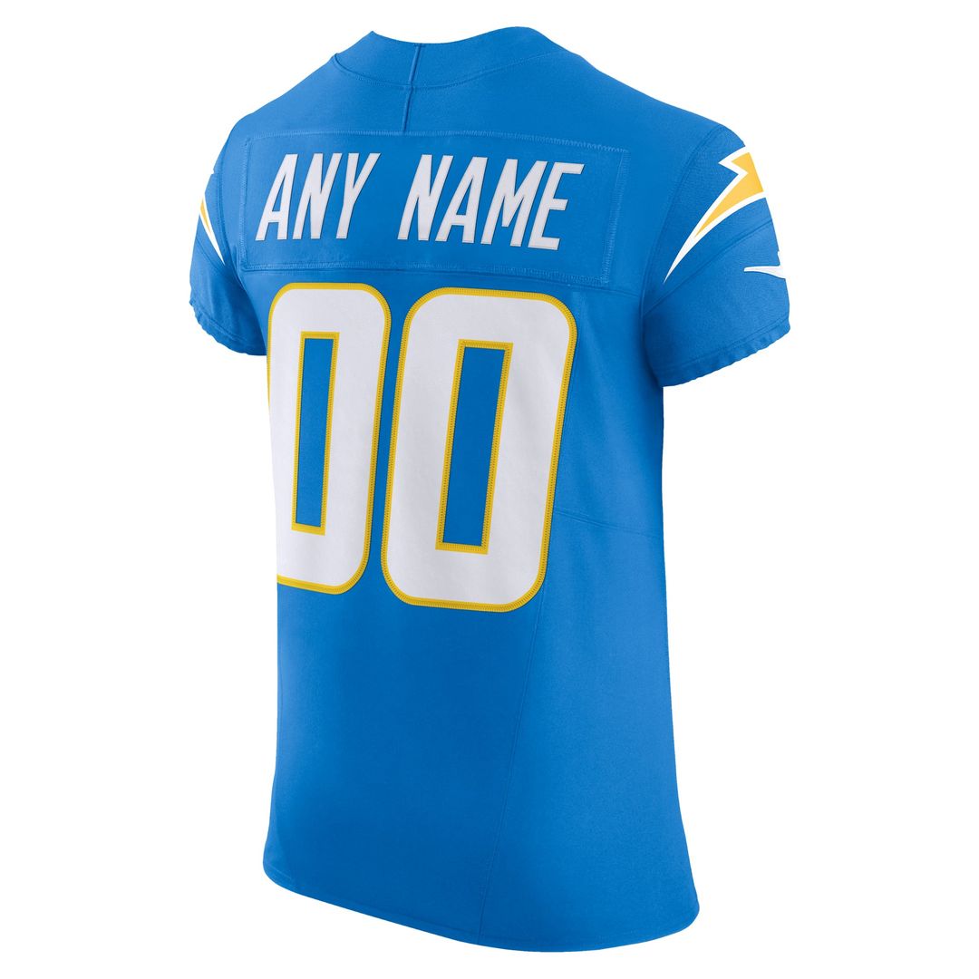 Los Angeles Chargers Nike Vapor F.U.S.E. Elite Custom Jersey - Powder Blue