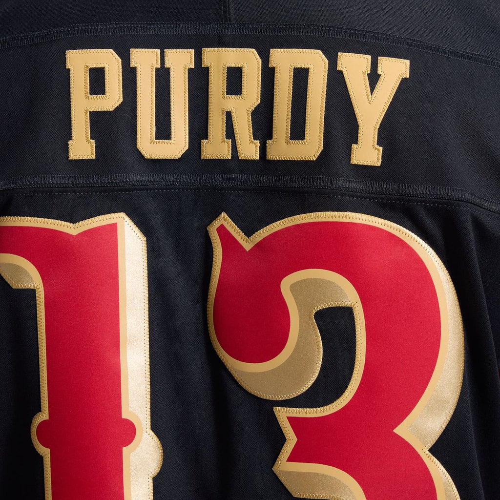 San Francisco 49ers Brock Purdy Nike Rivalries Collection Stitched Limited Jersey - Black