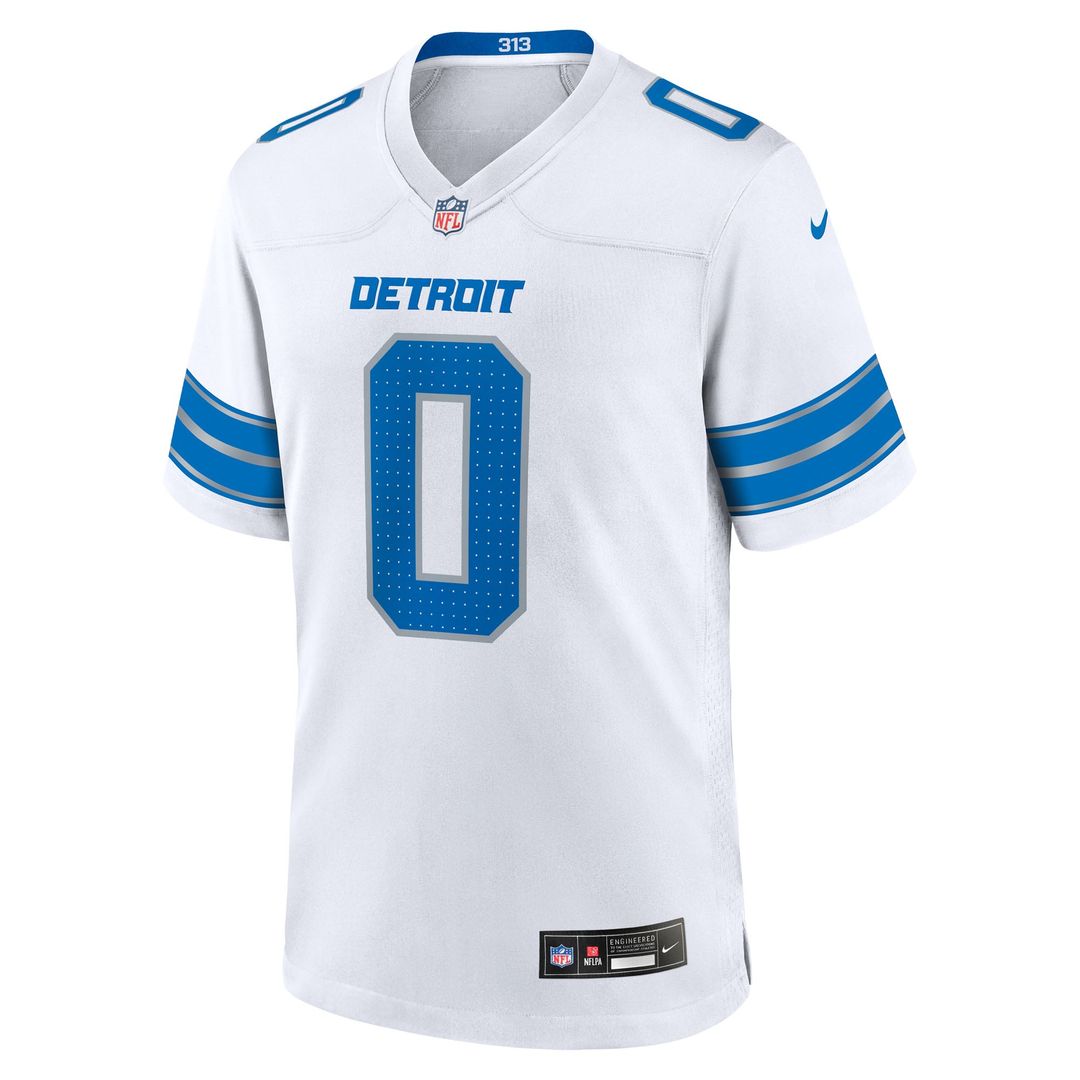 Detroit Lions Jahmyr Gibbs Nike Game Player Jersey - White