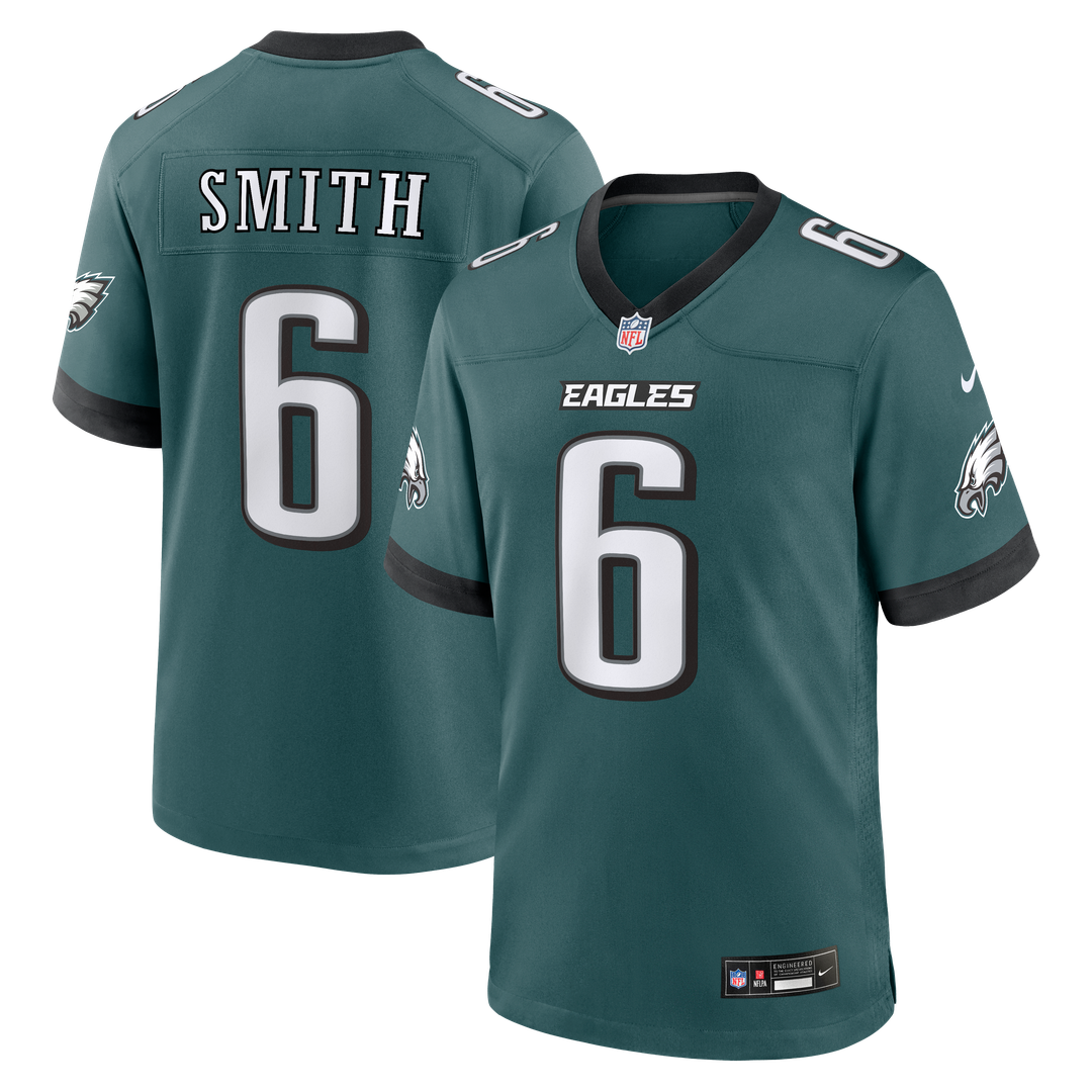 Philadelphia Eagles DeVonta Smith Nike Team Game Jersey - Midnight Green