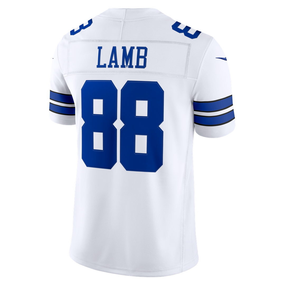 Dallas Cowboys CeeDee Lamb Nike Vapor F.U.S.E. Stitched Limited Jersey - White