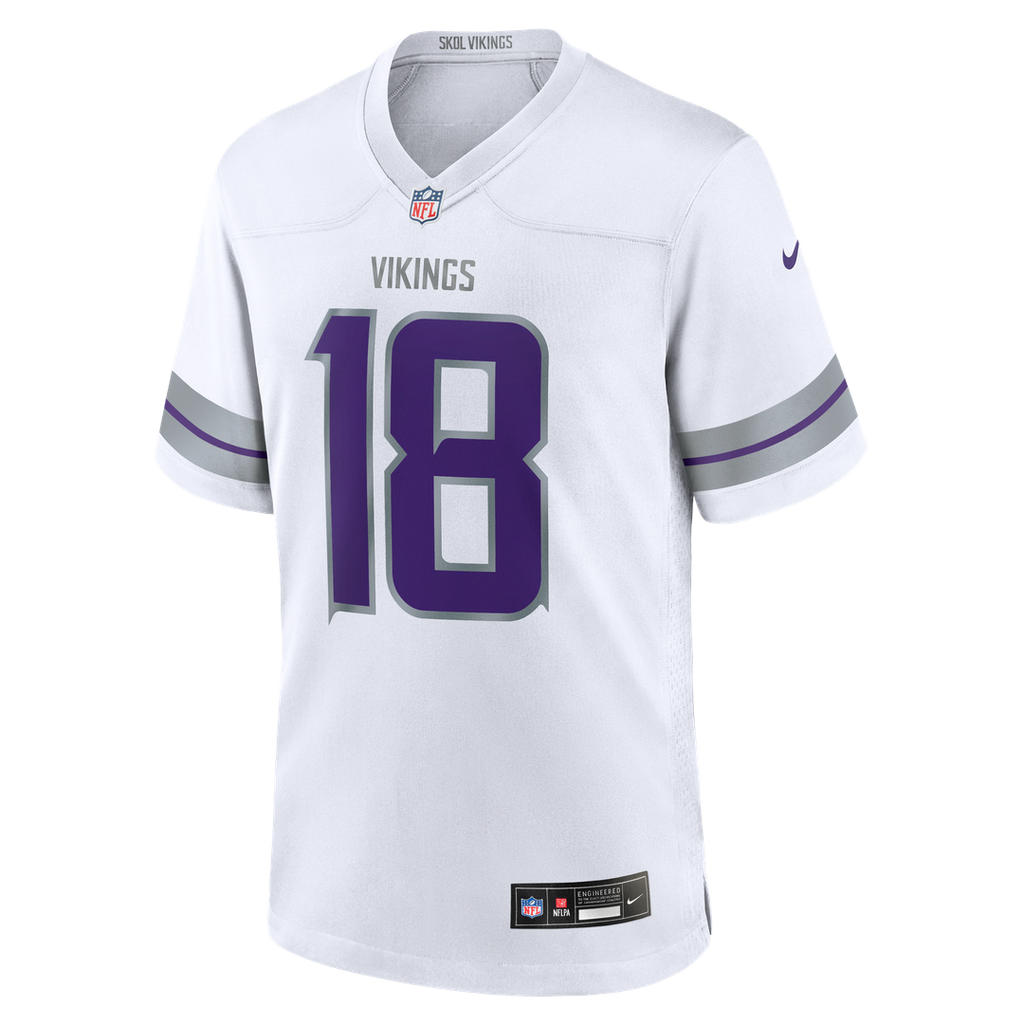 Minnesota Vikings Justin Jefferson Nike Alternate Game Player Jersey - White