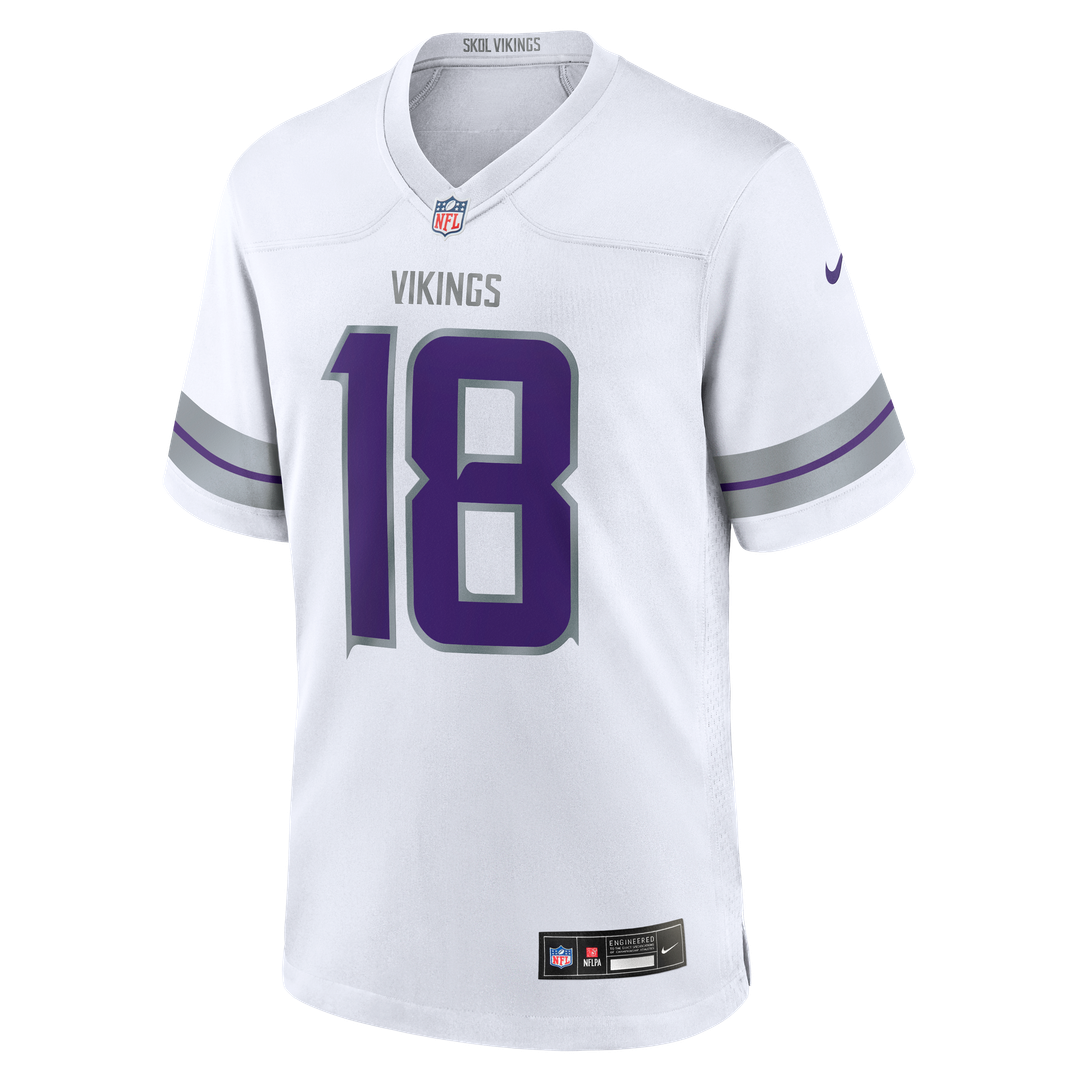 Minnesota Vikings Justin Jefferson Nike Alternate Game Player Jersey - White