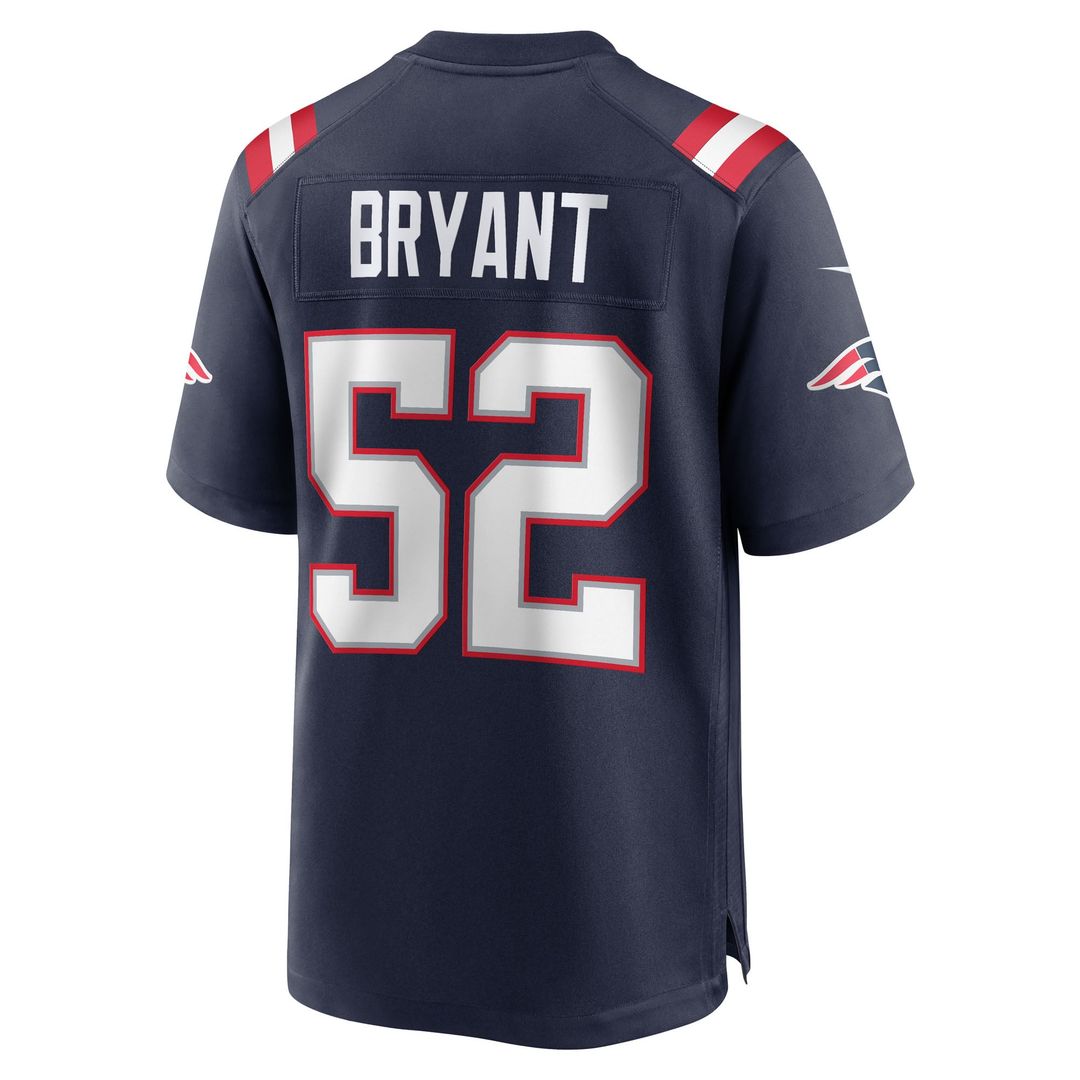 New England Patriots Marcus Bryant Nike Team Game Jersey - Navy