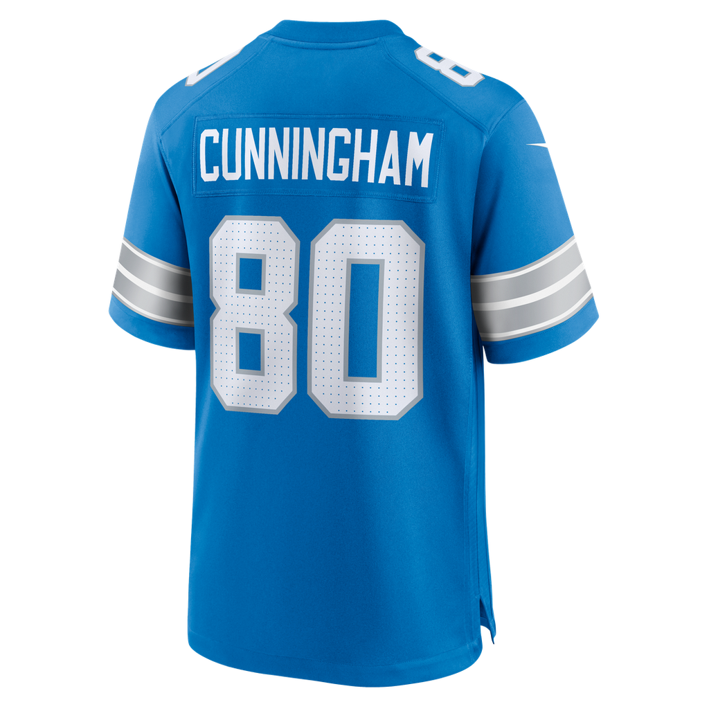 Detroit Lions Malik Cunningham Nike Team Game Jersey - Blue