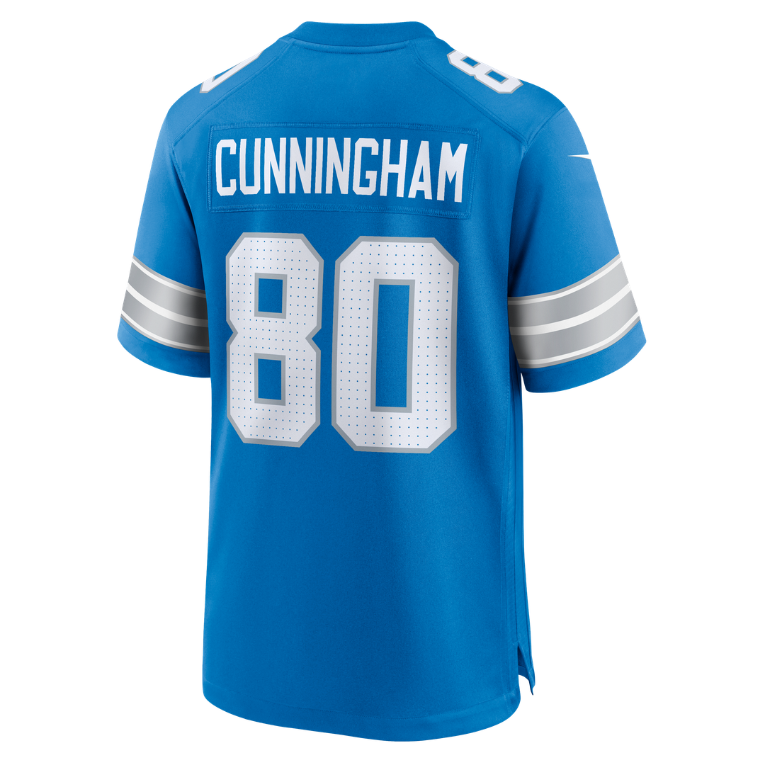 Detroit Lions Malik Cunningham Nike Team Game Jersey - Blue