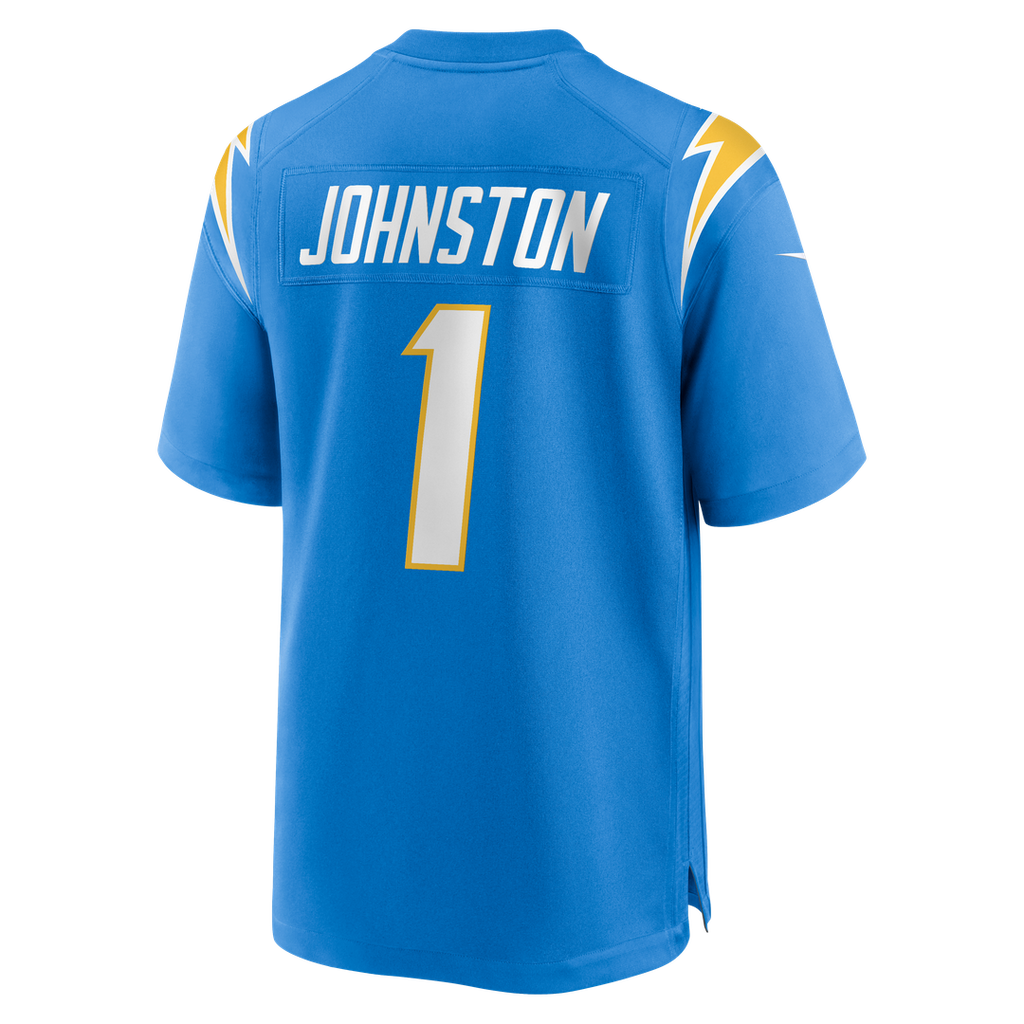 Los Angeles Chargers Quentin Johnston Nike Game Player Jersey - Powder Blue