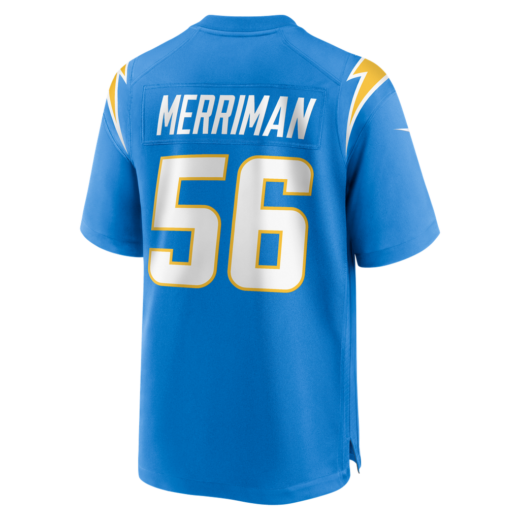 Los Angeles Chargers Shawne Merriman Nike Game Retired Player Jersey - Powder Blue