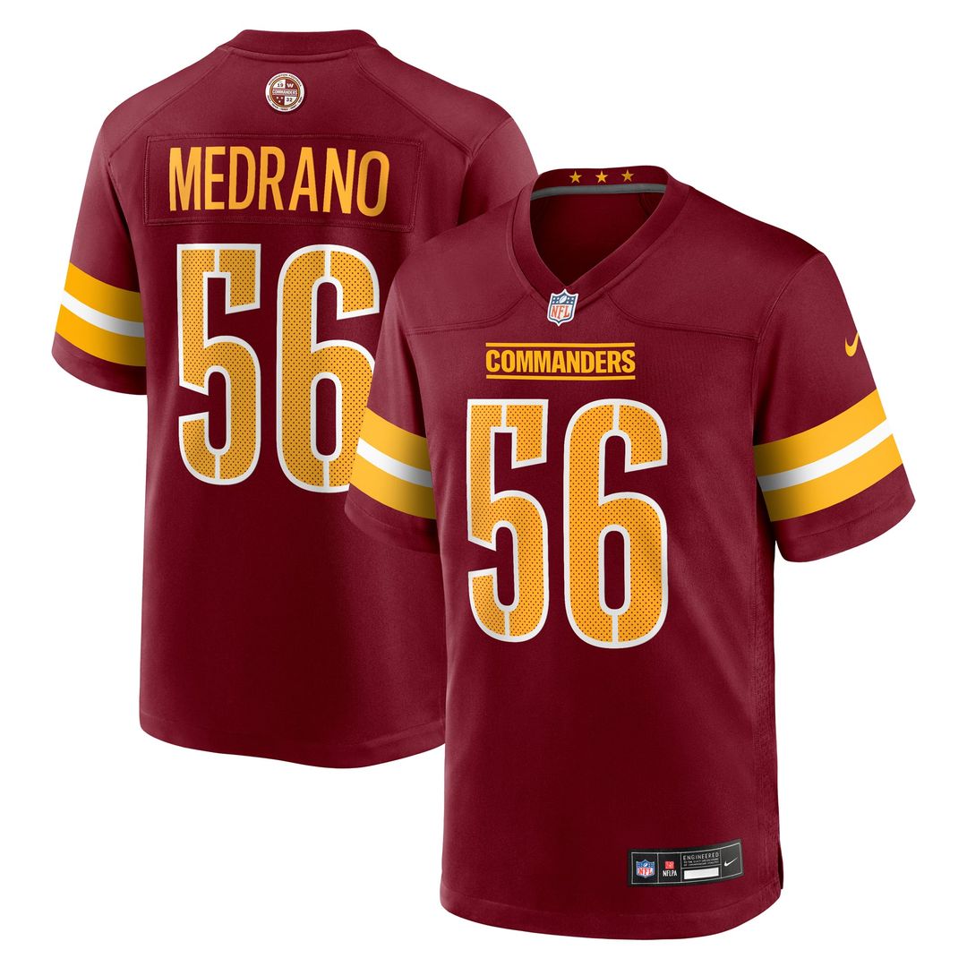 Washington Commanders Kain Medrano Nike Team Game Jersey - Burgundy