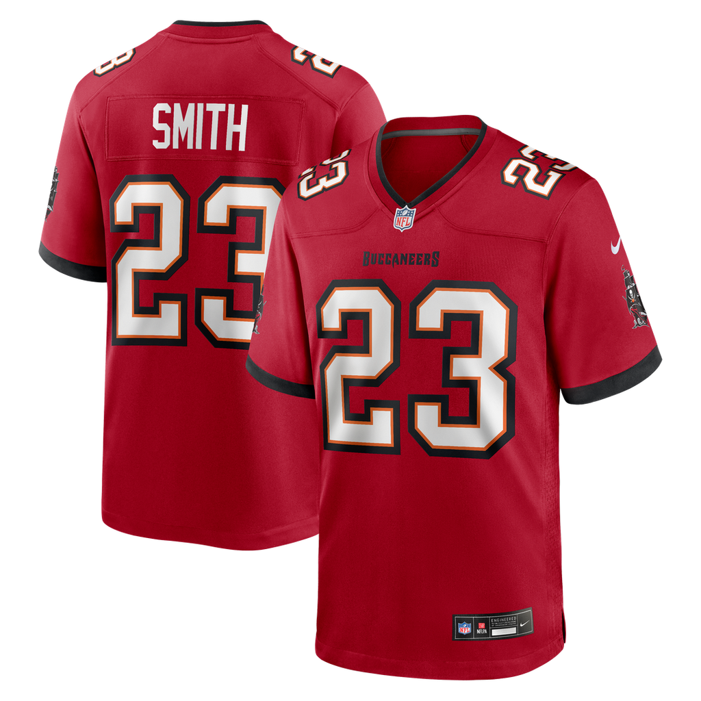 Tampa Bay Buccaneers Tykee Smith Nike Game Jersey - Red