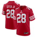 San Francisco 49ers Darrell Luter Jr. Nike Game Jersey - Scarlet