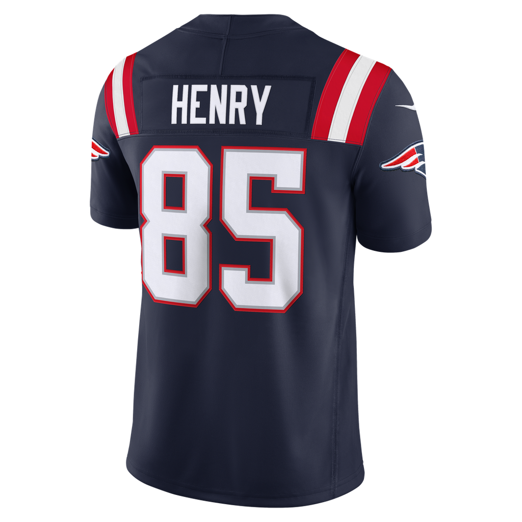 New England Patriots Hunter Henry Nike Team Vapor F.U.S.E. Stitched Limited Jersey - Navy