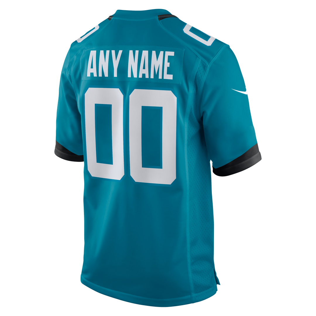 Jacksonville Jaguars Nike Custom Game Jersey - Teal