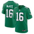 Philadelphia Eagles Tanner McKee Nike Alternate Game Jersey - Kelly Green