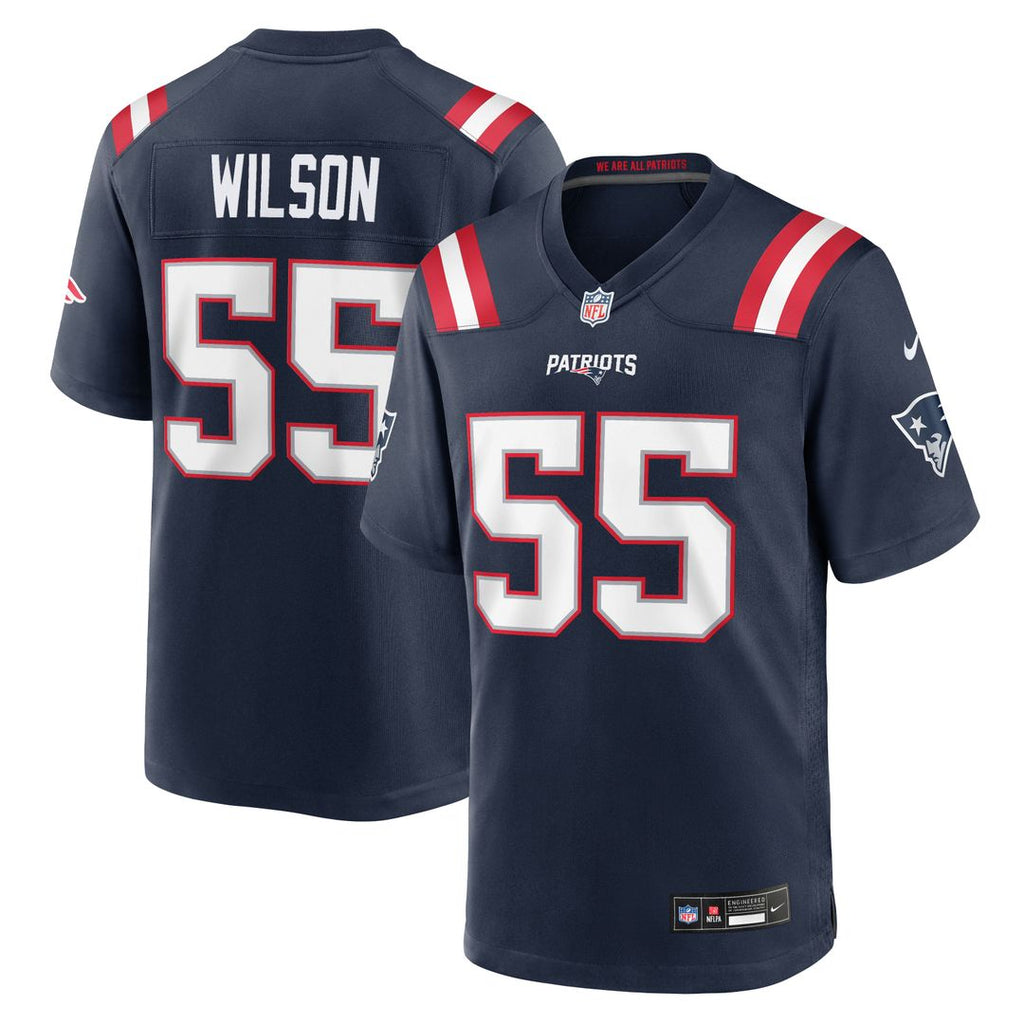 New England Patriots Jared Wilson Nike Team Game Jersey - Navy