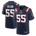 New England Patriots Jared Wilson Nike Team Game Jersey - Navy