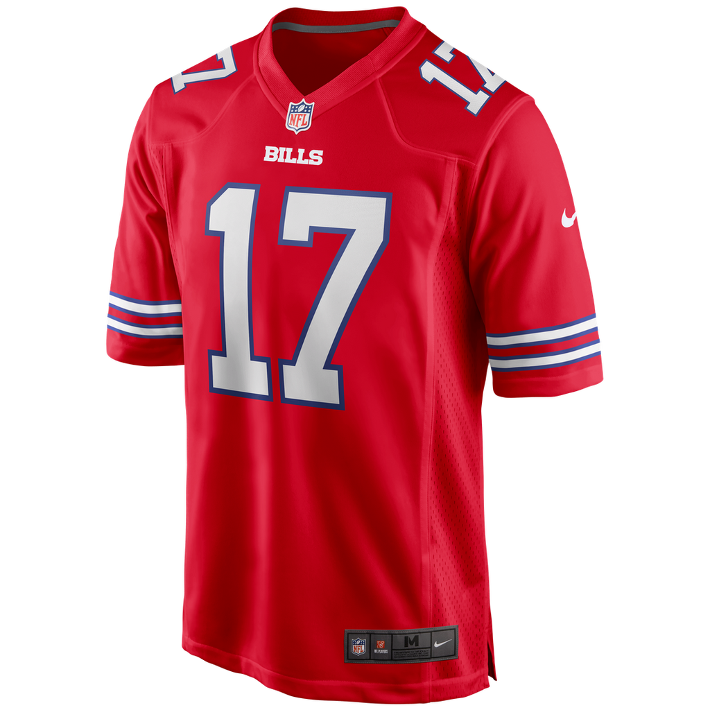 Buffalo Bills Josh Allen Nike Alternate Game Jersey - Red