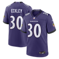 Baltimore Ravens Ryan Eckley Nike Team Game Jersey - Purple