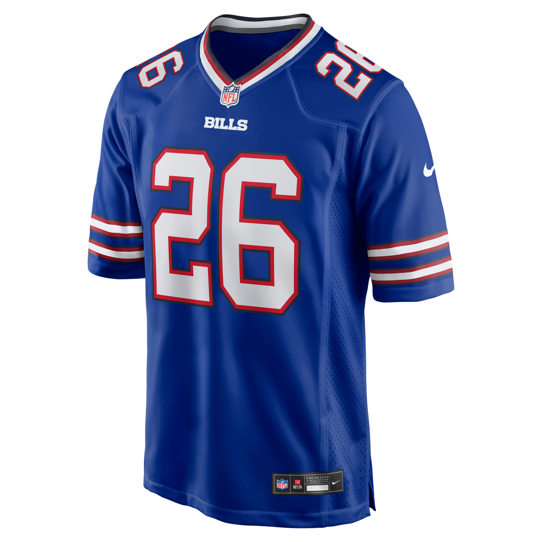 Buffalo Bills Ty Johnson Nike Team Game Jersey - Royal