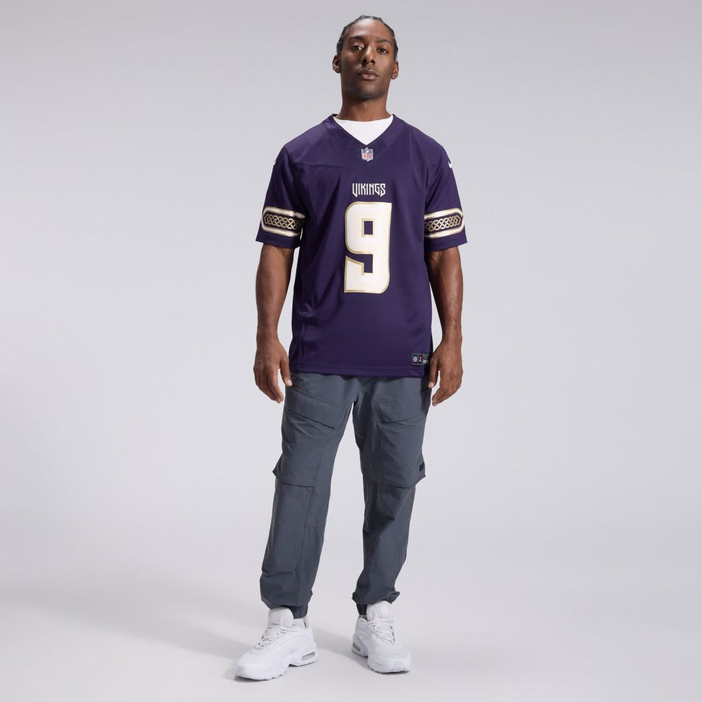 Minnesota Vikings J.J. McCarthy Nike 2026 Rivalries Collection Stitched Limited Jersey - Purple