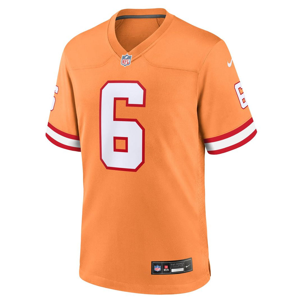 Tampa Bay Buccaneers Baker Mayfield Nike Throwback Game Jersey - Orange