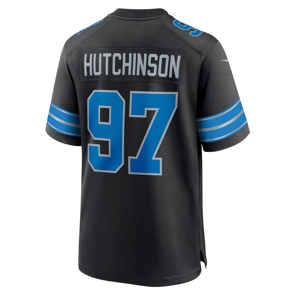Detroit Lions Aidan Hutchinson Nike 2nd Alternate Game Jersey - Black
