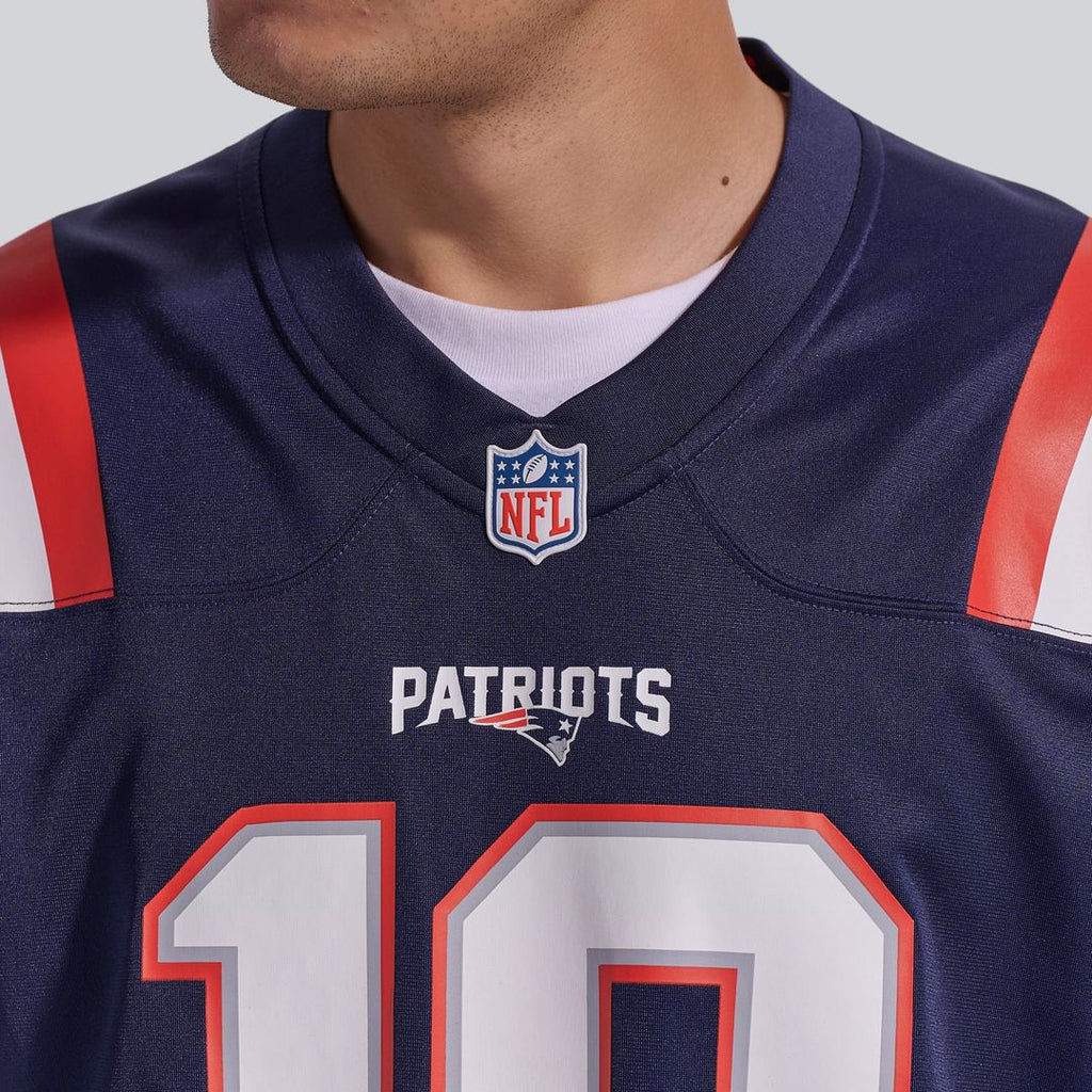 New England Patriots Drake Maye Nike Player Game Jersey - Navy