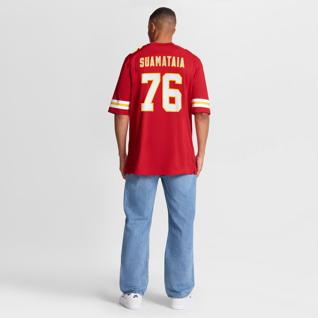 Kansas City Chiefs Kingsley Suamataia Nike Game Jersey - Red