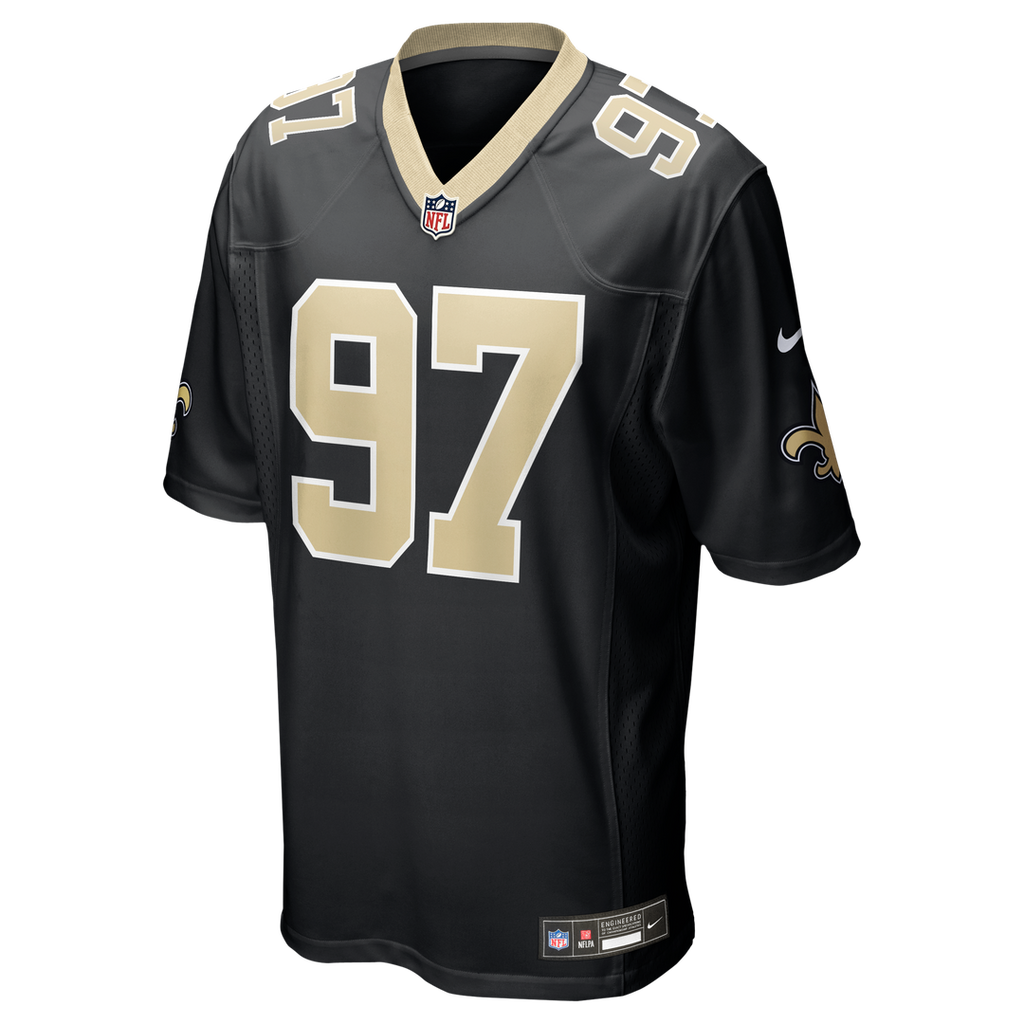 New Orleans Saints Khristian Boyd Nike Game Jersey - Black