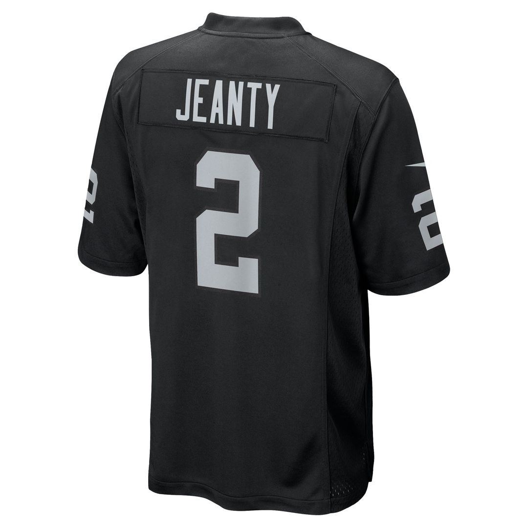 Las Vegas Raiders Ashton Jeanty Nike Team Game Jersey - Black