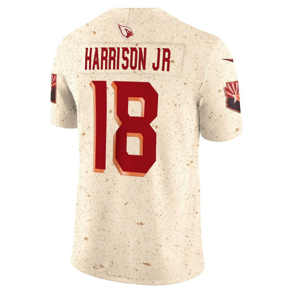 Arizona Cardinals Marvin Harrison Jr. Nike Rivalries Collection Stitched Limited Jersey - Natural