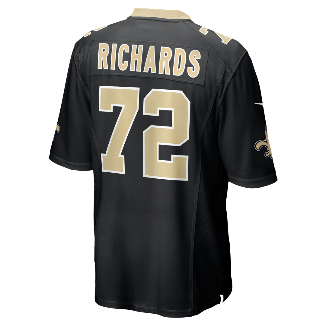 New Orleans Saints Asim Richards Nike Team Game Jersey - Black