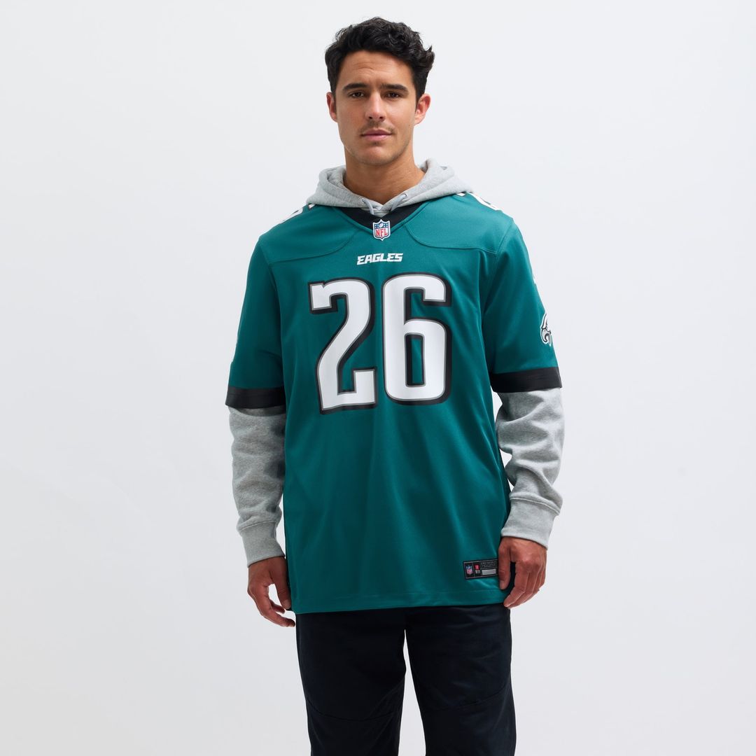 Philadelphia Eagles Saquon Barkley Nike Alternate Game Jersey - Black