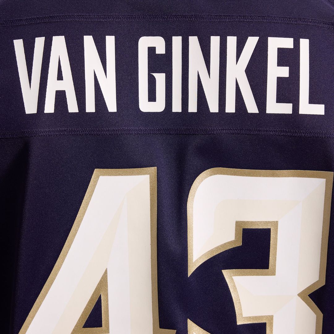 Minnesota Vikings Andrew Van Ginkel Nike 2026 Rivalries Collection Game Jersey - Purple