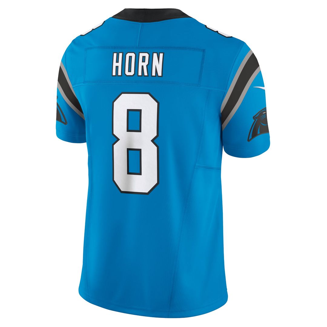 Carolina Panthers Jaycee Horn Nike Vapor F.U.S.E. Limited Jersey - Blue