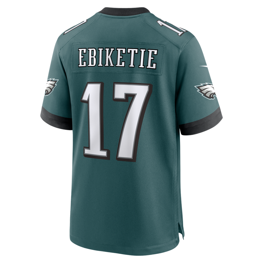 Philadelphia Eagles Arnold Ebiketie Nike Team Game Jersey - Midnight Green