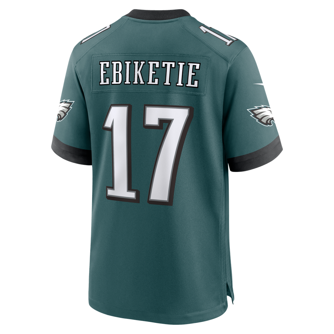Philadelphia Eagles Arnold Ebiketie Nike Team Game Jersey - Midnight Green