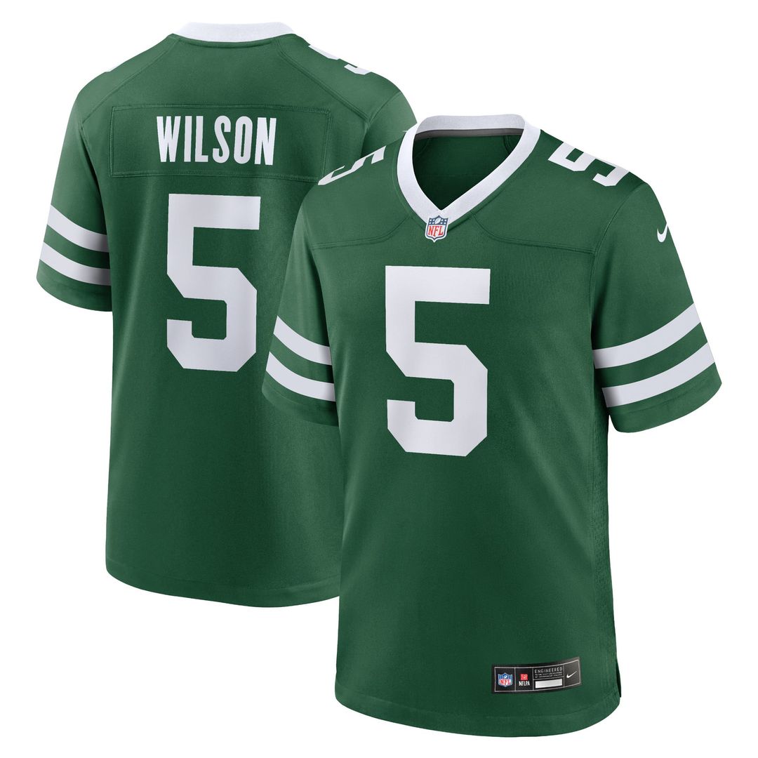 New York Jets Garrett Wilson Nike Game Jersey - Legacy Green