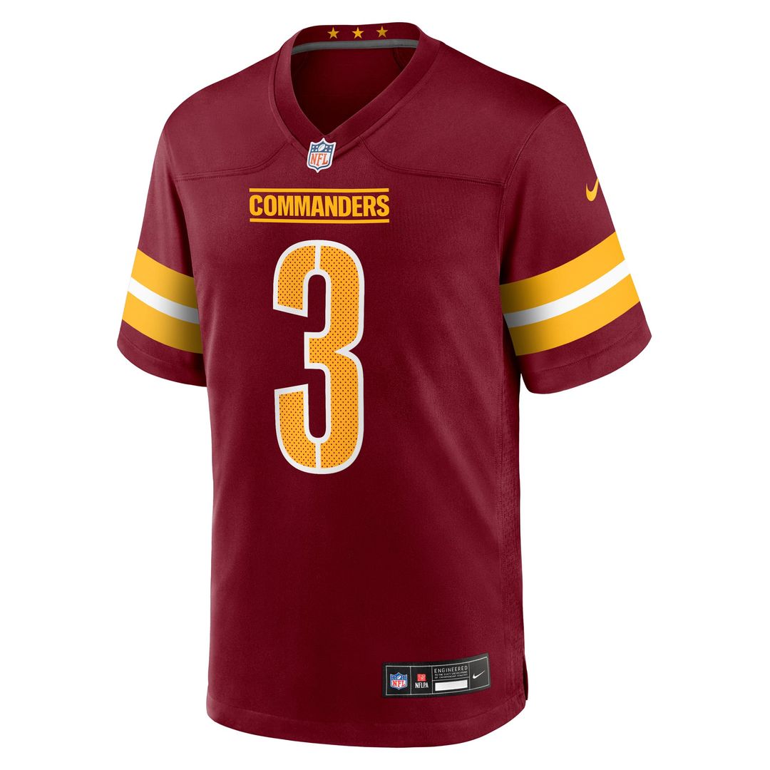 Washington Commanders Will Harris Nike Team Game Jersey - Burgundy