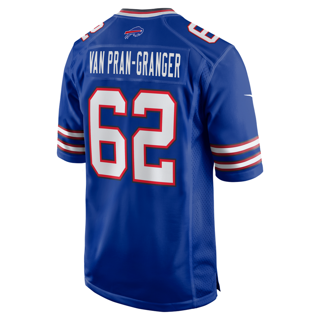 Buffalo Bills Sedrick Van Pran-Granger Nike Game Jersey - Royal