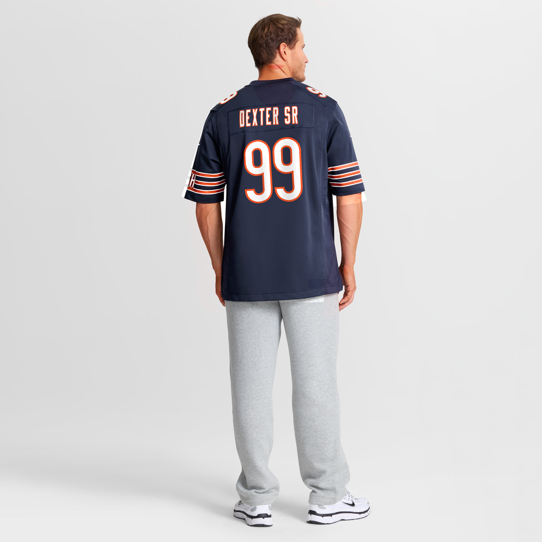 Chicago Bears Gervon Dexter Sr. Nike Game Jersey - Navy