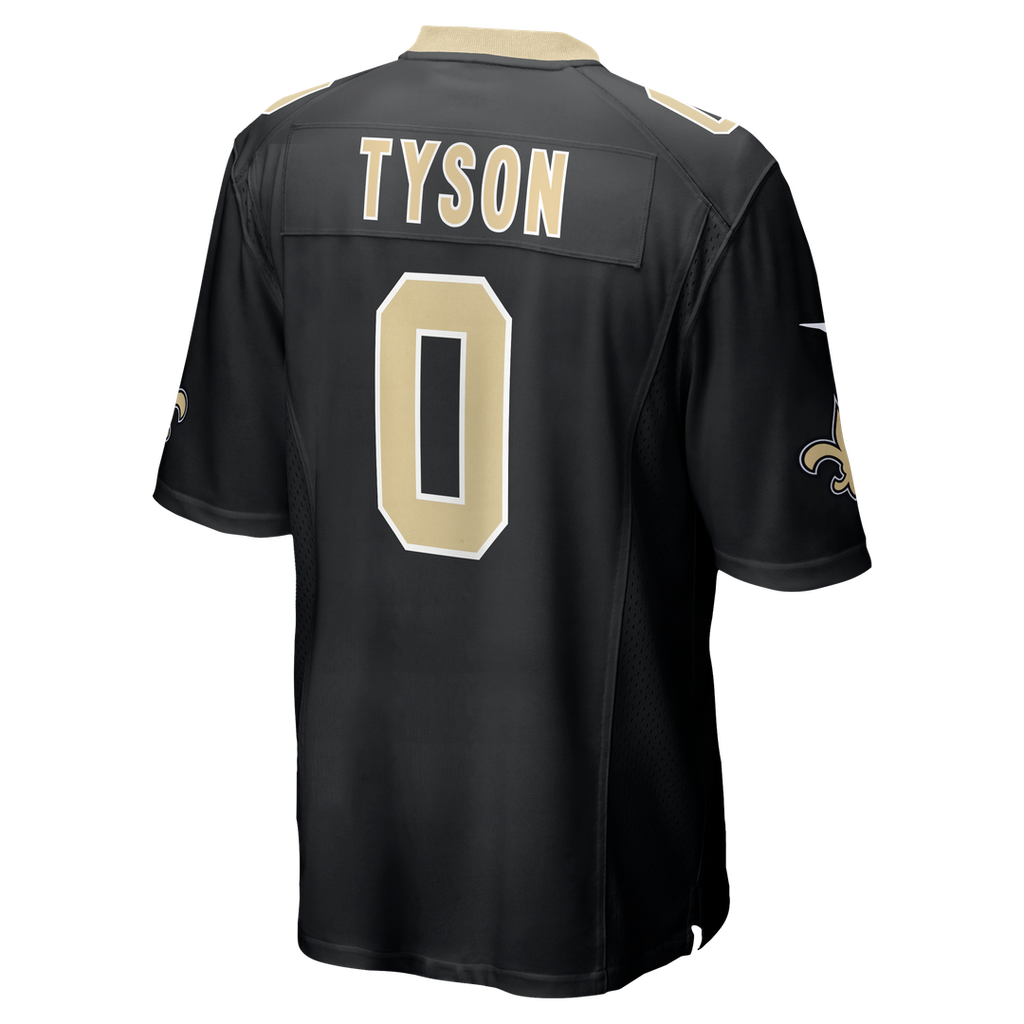 New Orleans Saints Jordyn Tyson Nike Team Game Jersey - Black