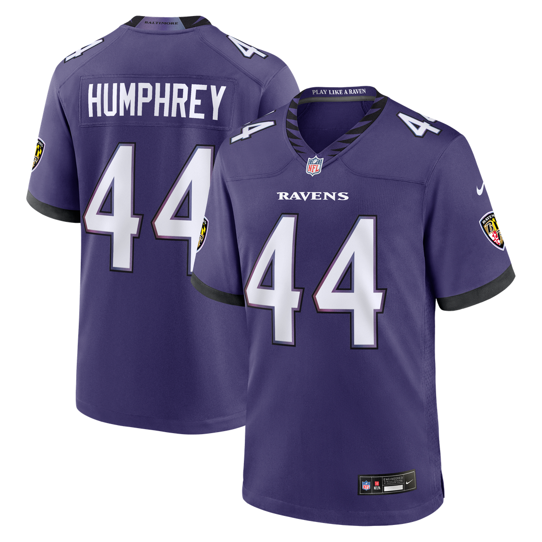 Baltimore Ravens Marlon Humphrey Nike Team Game Jersey - Purple