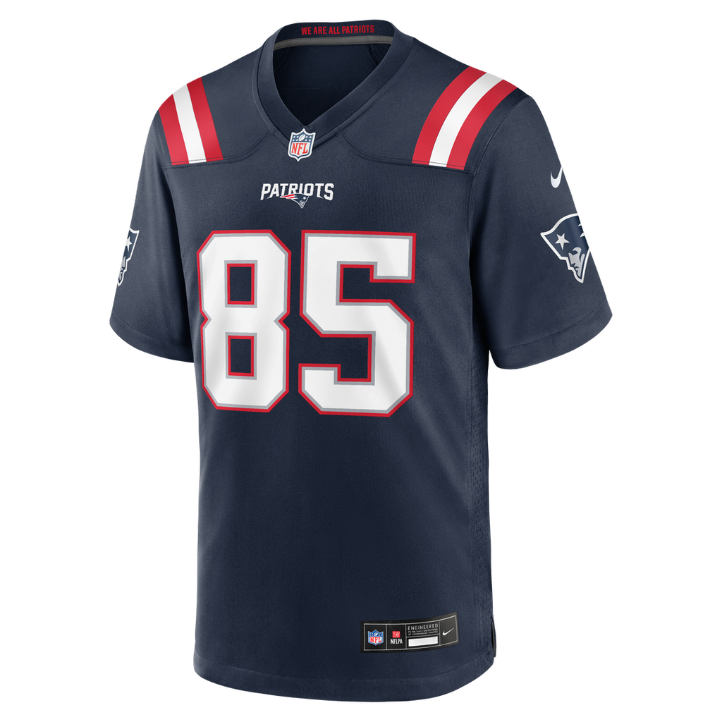 New England Patriots Hunter Henry Nike Team Game Jersey - Navy
