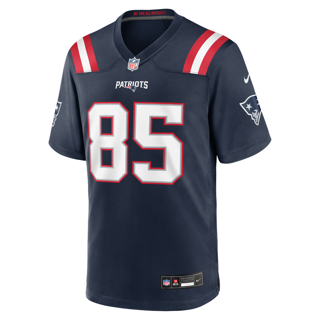 New England Patriots Hunter Henry Nike Team Game Jersey - Navy