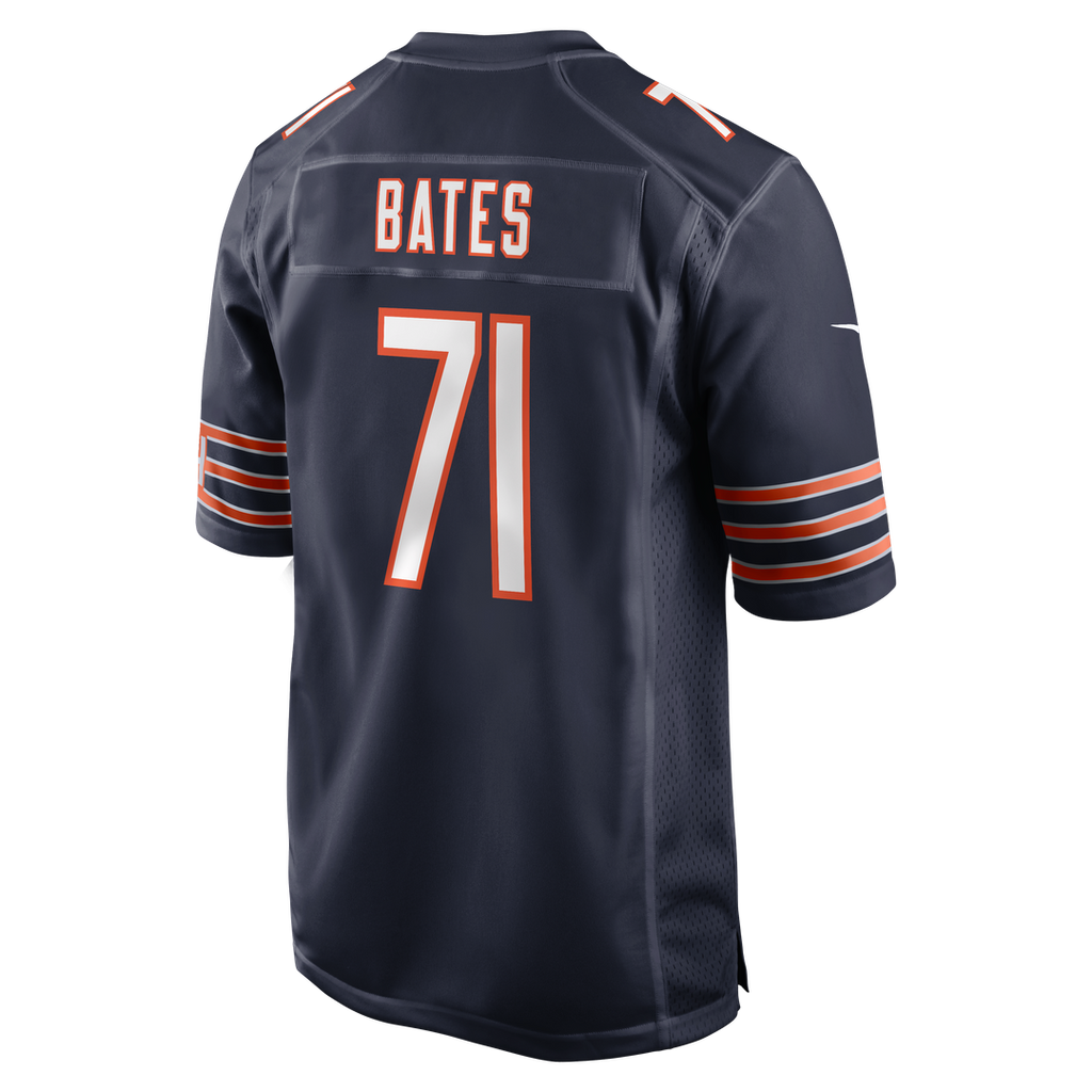 Chicago Bears Ryan Bates Nike Game Jersey - Navy
